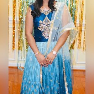 Women’s floor length Anarkali dress( maxi gown)